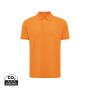 IQONIQ Yosemite gerecycled katoen pique polo, oranje (XXXL)