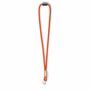 Polyester koord-keycord met bamboe plaatje