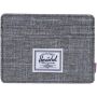 Herschel Charlie recycled RFID card holder - Heather grey