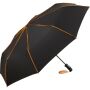 AOC oversize pocket umbrella FARE® Seam black-orange