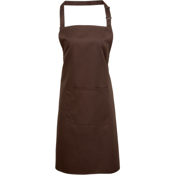 Halterschort met zak "Colours" Brown One Size Halterschort met zak "Colours" Brown One Size