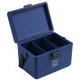 Brisby Koelbox - Frigobox - Coolbox - Auto - Lichtgewicht - Broodtrommel - 12L - 2 Gratis koelelementen van 450ml per stuk -  Incl. Dividers Snijplanken - Bieropener - Flesopener - Max. 40 uur isolatie - Blauw