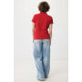 IQONIQ Yosemite dames recycled katoen pique polo, rood (XXS)