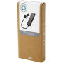 Rise USB 2.0 hub van RCS gerecycled aluminium - Zwart