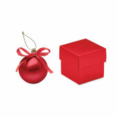BELLES - Kerstbal geschenkdoos - Rood