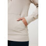 IQONIQ Jasper gerecycled katoen hoodie, desert (L)
