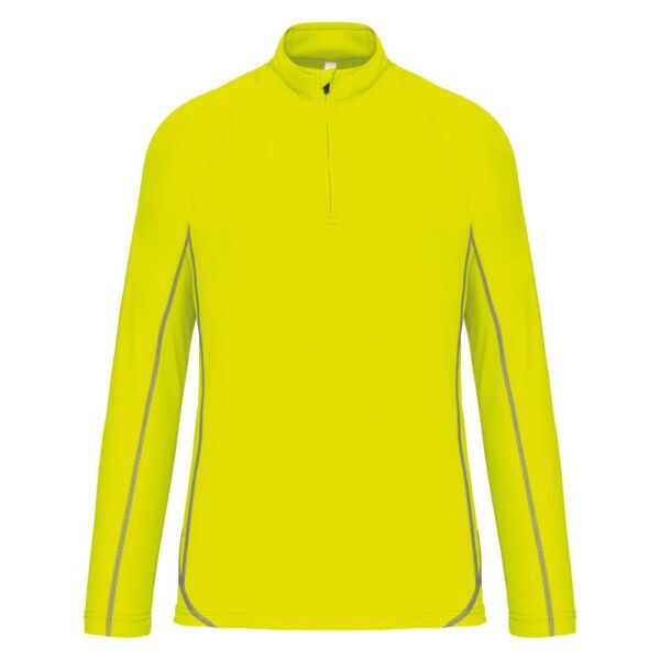 Herenrunningsweater Met Halsrits