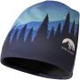 Loki sublimatie RPET beanie met een fleecelaag - Zwart - S (24x19cm)