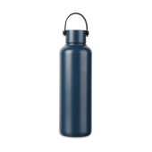 VINGA Baltimore RCS recycled SS fles 600 ML, donkerblauw