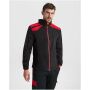Terrano Mikrofleecejacke, unisex - blei/orange - S