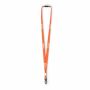 Polyester tubulaire keycord met metalen klem
