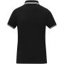 Amarago tipping damespolo met korte mouwen - Zwart - XS