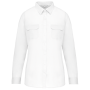 Damesoverhemd safari lange mouwen White XS