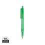 X3 GRS gerecycled PC plastic pen frosted, groen