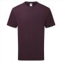 Fruit of the Loom Pure Cotton T, Dark Plum, S