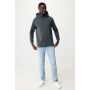 IQONIQ Torres gerecycled katoen hoodie ongeverfd, heather anthracite (XXL)