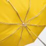 Manueel te openen uit 3 secties bestaande paraplu TWIST geel