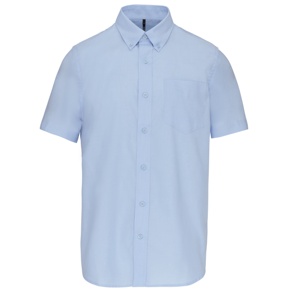 Herren Oxford Kurzarmhemd Oxford Blue 6XL Herren Oxford Kurzarmhemd Oxford Blue 6XL