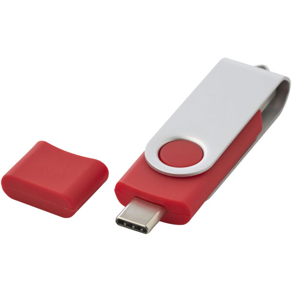 OTG draaiende USB type-C - Rood - 2GB
