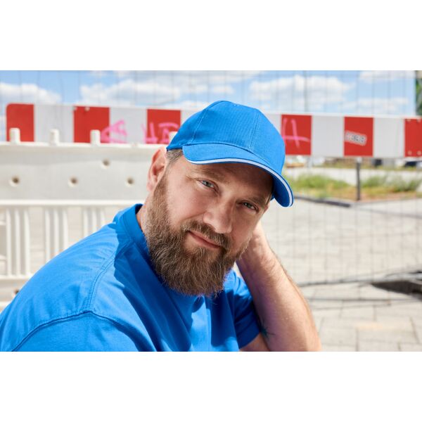 6 Panel Sandwich Cap pacific/white one size 6 Panel Sandwich Cap pacific/white one size