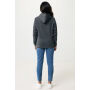 IQONIQ Torres gerecycled katoen hoodie ongeverfd, heather anthracite (XXL)