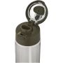 Theron 700 ml RCS-waterfles van gerecycled plastic met een deksel met dubbele functie en een uitklapbaar rietje - Bosgroen Theron 700 ml RCS-waterfles van gerecycled plastic met een deksel met dubbele functie en een uitklapbaar rietje - Bosgroen