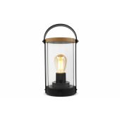 Edison Bamboe Lamp - Zwart