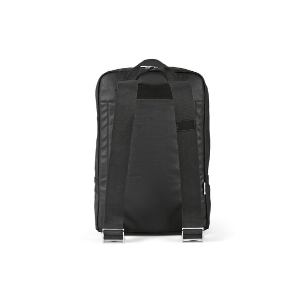 Gerecyclede canvas rugzak Vienna | 340 g/m² | 43×29×14 cm | Waterbestendig | Zwart Gerecyclede canvas rugzak Vienna | 340 g/m² | 43×29×14 cm | Waterbestendig | Zwart