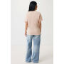 IQONIQ Yala dames lichtgewicht gerecycled katoen t-shirt, peach nectar (L)