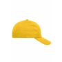 6 Panel Cap Heavy Cotton gold yellow one size