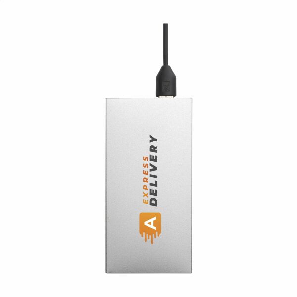 Tecco GRS Recycled Alu Powerbank 5000 Ladegerät - silber Tecco GRS Recycled Alu Powerbank 5000 Ladegerät - silber
