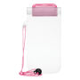 Transparant spatwaterdicht telefoontasje SMART SPLASH magenta