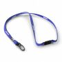 Polyester tubulaire keycord met metalen klem