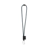 75091. SET Lanyard NAUTIC Lang (Ø 7 mm) met 55 mm D-vormige karabijnhaak en Ø 7 mm veiligheidssluiting