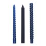 JENS Living Swirl Dinerkaarsen Blauw /3