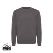 Iqoniq Kruger gerecycled katoen relaxed sweater, antraciet (XXL)