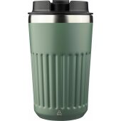 Recycled roestvrijstalen thermosbeker (400 ml) Chiara zwart
