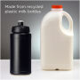 Baseline gerecyclede sportfles van 500 ml - Zwart/Zwart