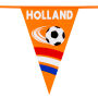 Vlaggenlijn PE Oranje 'Holland' voetbal 6 meter Vlaggenlijn PE Oranje 'Holland' voetbal 6 meter