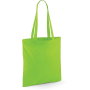 Shopper met lange hengsels Lime Green One Size Shopper met lange hengsels Lime Green One Size