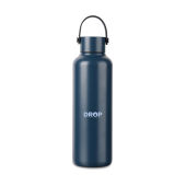 VINGA Baltimore RCS recycled SS fles 600 ML, donkerblauw