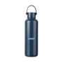 VINGA Baltimore RCS recycled SS fles 600 ML, donkerblauw
