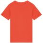 Afgewassen dames T-shirt washed paprika XXL