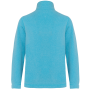 Microfleece met rits kind Cloudy blue heather 6/8 jaar