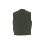 Mouwloos sherpa damesjasje Forest Khaki L