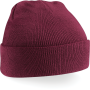 Muts Original met omslag Burgundy One Size