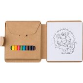 Cardboard coloring set Marlon custom/multicolor