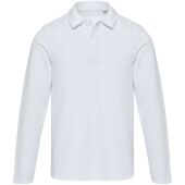 Apollo uniseks poloshirt met lange mouwen - Wit - XS