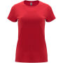 Capri damesshirt met korte mouwen - Rood - roly-3XL Capri damesshirt met korte mouwen - Rood - roly-3XL