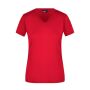 Ladies' Slim Fit V-T red XXL